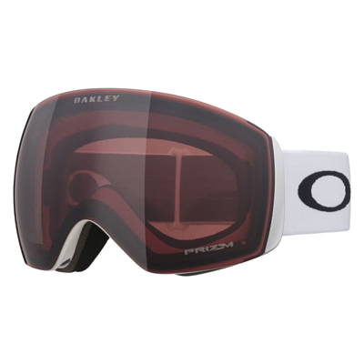 Маска горнолыжная OTG Oakley Flight Deck Matte White/Prizm Garnet