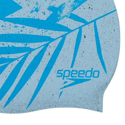 Шапочка для плавания Speedo Printed Recycled Cap Au Blue