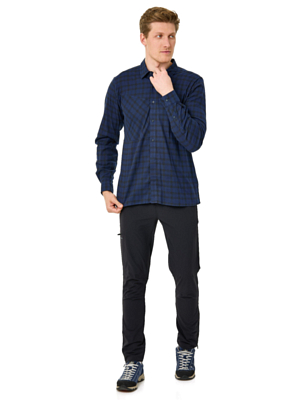 Рубашка Salewa Fanes Flannel 5Pl M Navy/Black Out