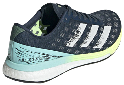 Кроссовки Adidas Adizero Boston 9 Crew Navy/Crystal White/Cloud Aqua