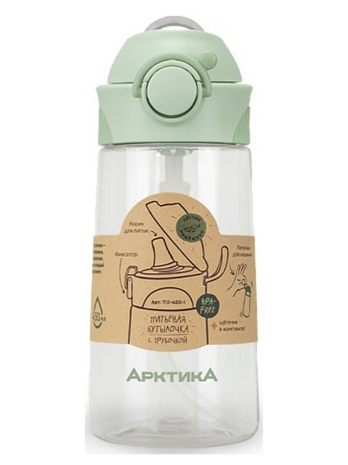 Бутылка Арктика из тритана, 0,45л Mint