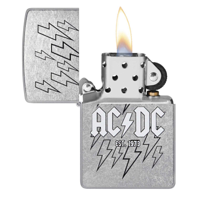 Зажигалка Zippo AC/DC Серебристый