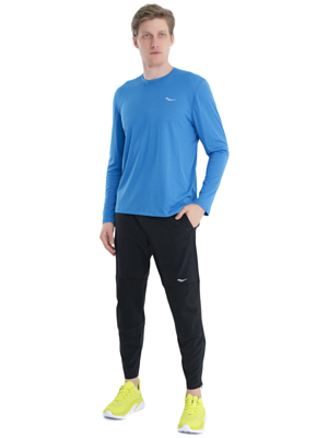 Футболка с длинным рукавом Saucony Stopwatch Long Sleeve Directoire Blue