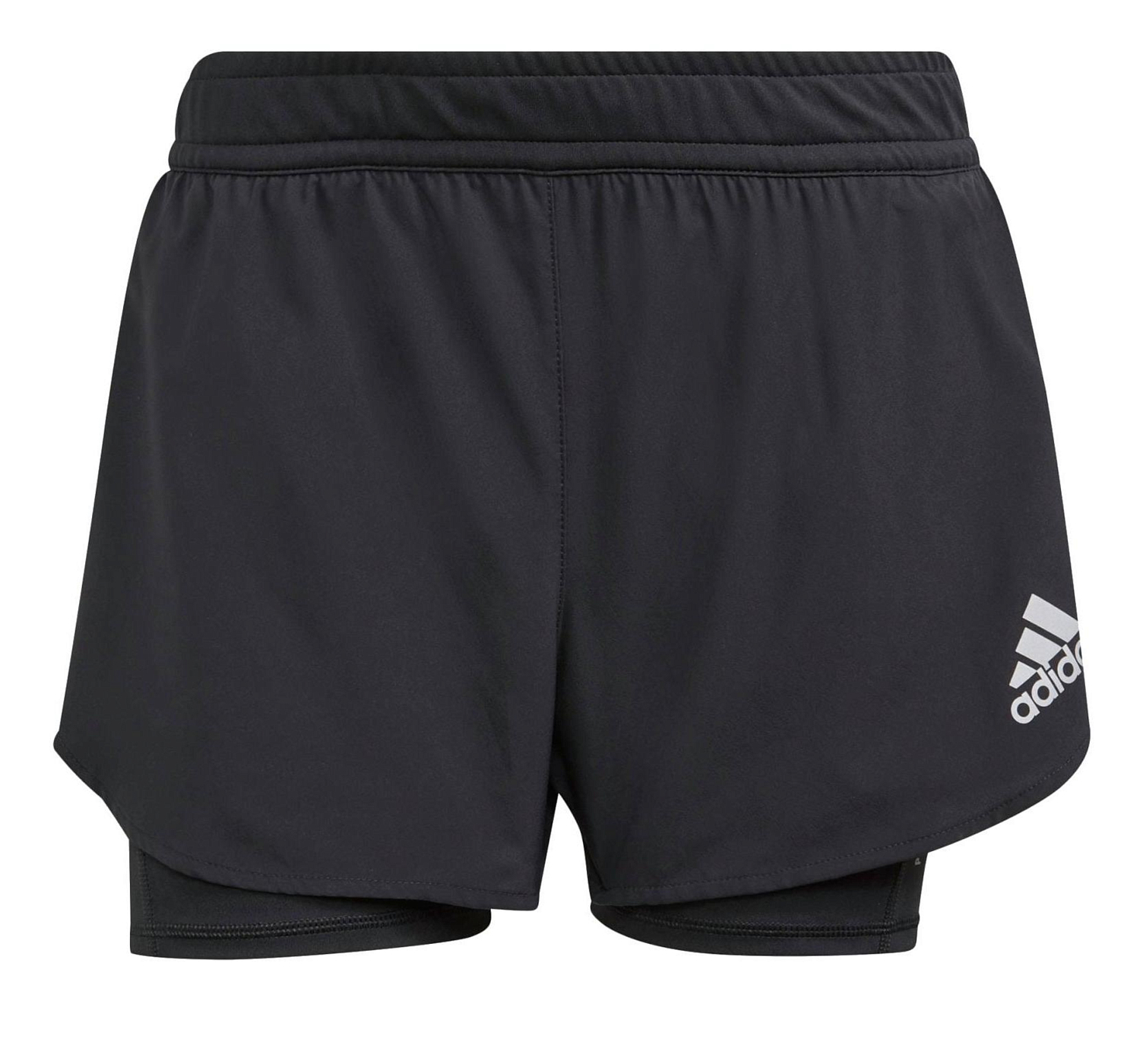 Шорты для бега 2 в 1 Adidas P.Blue Black