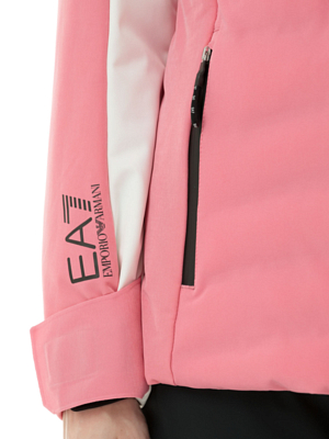 Куртка горнолыжная EA7 Emporio Armani Ski W Kitzbuhel Protectum Colorblock Pink Lemonade