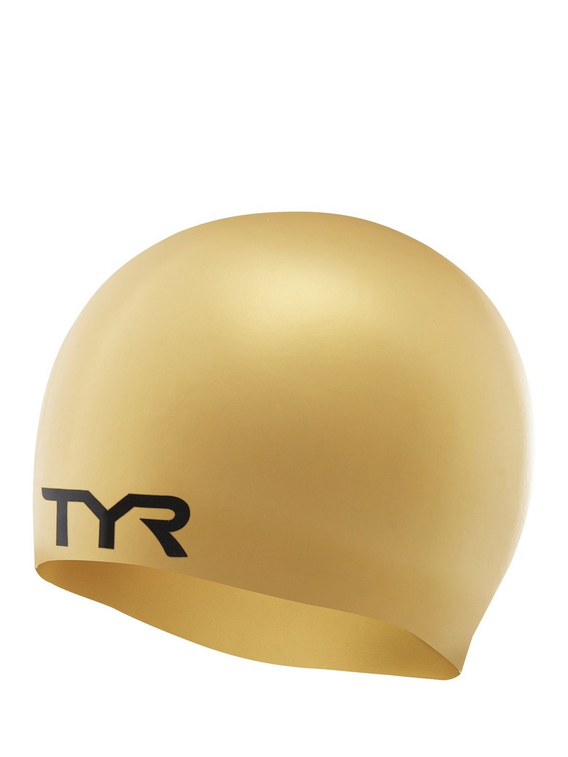 Шапочка для плавания TYR Wrinkle Free Silicone Cap Желтый