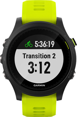 Часы Garmin Forerunner 935 Tri-Bundle черно-зеленые