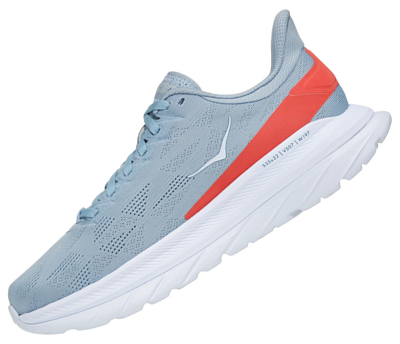 Кроссовки Hoka Mach 4 Blue Fog/Hot Coral