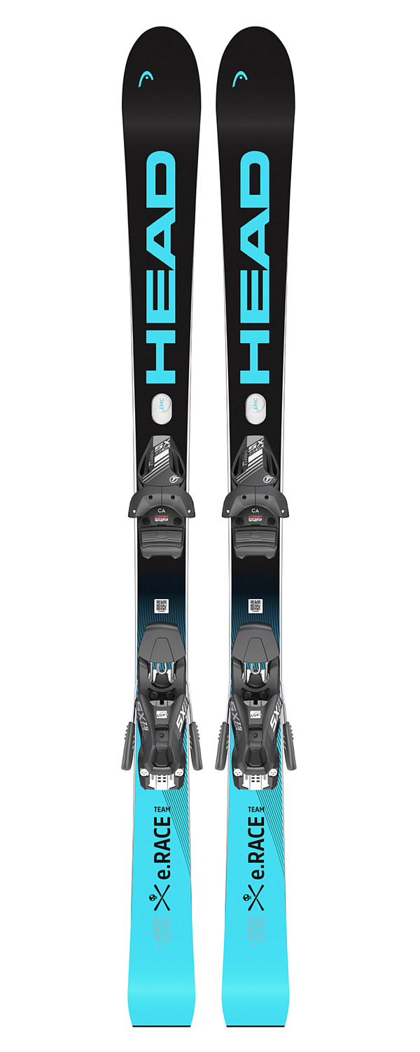 Горные лыжи с креплениями HEAD WC e.Race Team SW+SX 7.5 GW CA Brake 78 [J] Black/Speed Blue