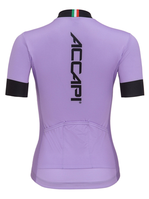 Велоджерси Accapi Short Sleeve Shirt Full Zip W Lavender