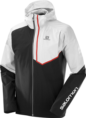 Куртка беговая SALOMON Bonatti Trail Wp Jkt M White/Black