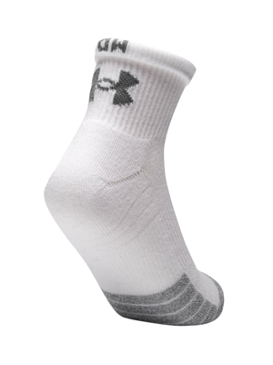 Набор носков Under Armour Heatgear Quarter 3Pk White