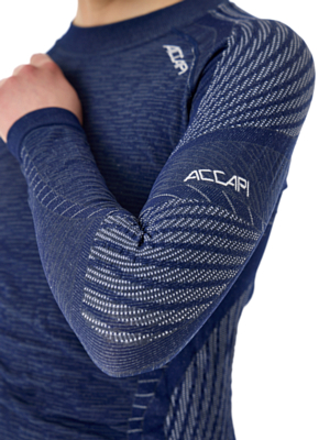 Термобельё верх Accapi Ergocycle Long Sleeve Shirt W Blue/Anthracite