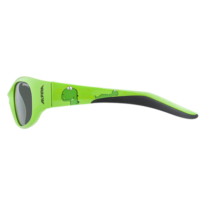 Очки солнцезащитные ALPINA Flexxy Kids Green Dino Gloss/Black Cat.3