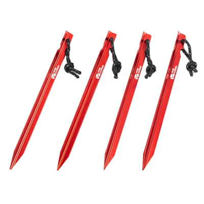 Колышки для палатки Mobi Garden Trigone Pegs Red