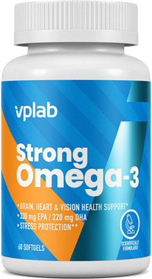 Жирные кислоты vplab Strong Omega-3