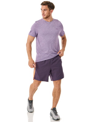 Футболка беговая Under Armour Seamless Stride Retro Purple