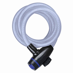 Замок велосипедный Oxford Cable Lock 1,8mх12mm OF247 Clear