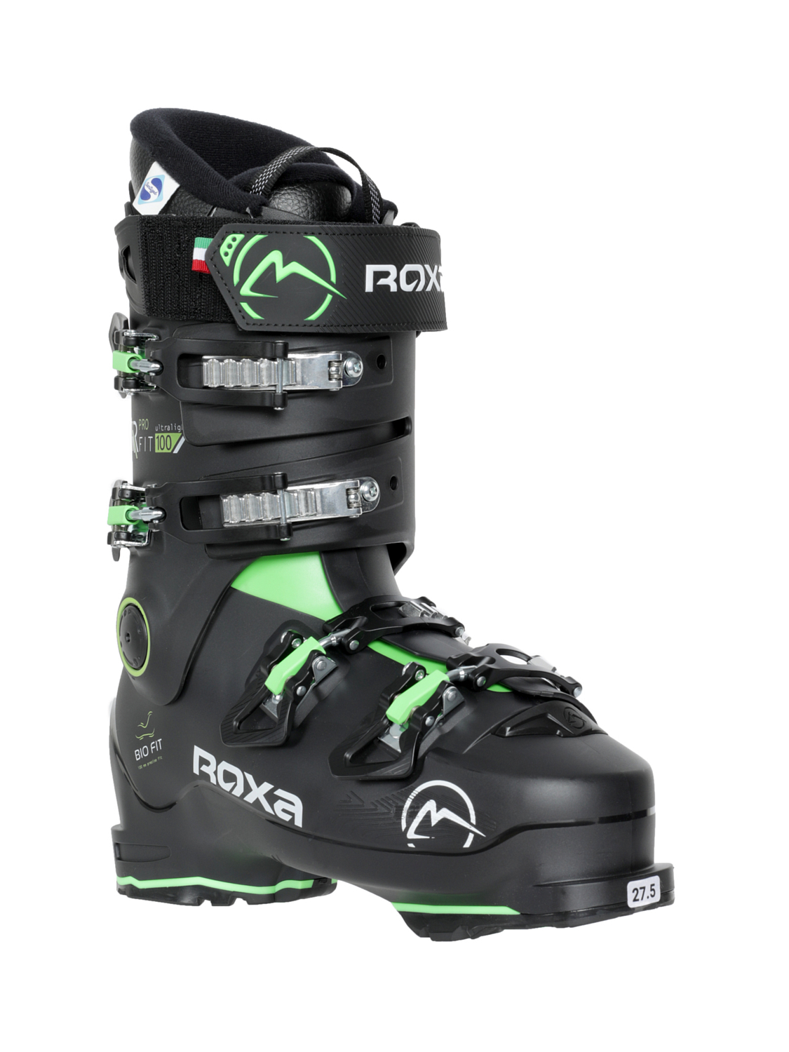 Горнолыжные ботинки ROXA Rfit Pro 100 Rtl Gw Black/Black/Green