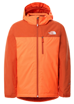 Куртка горнолыжная детская The North Face Snowquest Plus Jkt Y Pwrorg/Brntochr