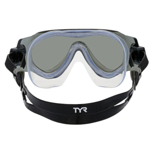 Полумаска для плавания TYR Tidal Wave Mirrored Swim Mask Серебристый