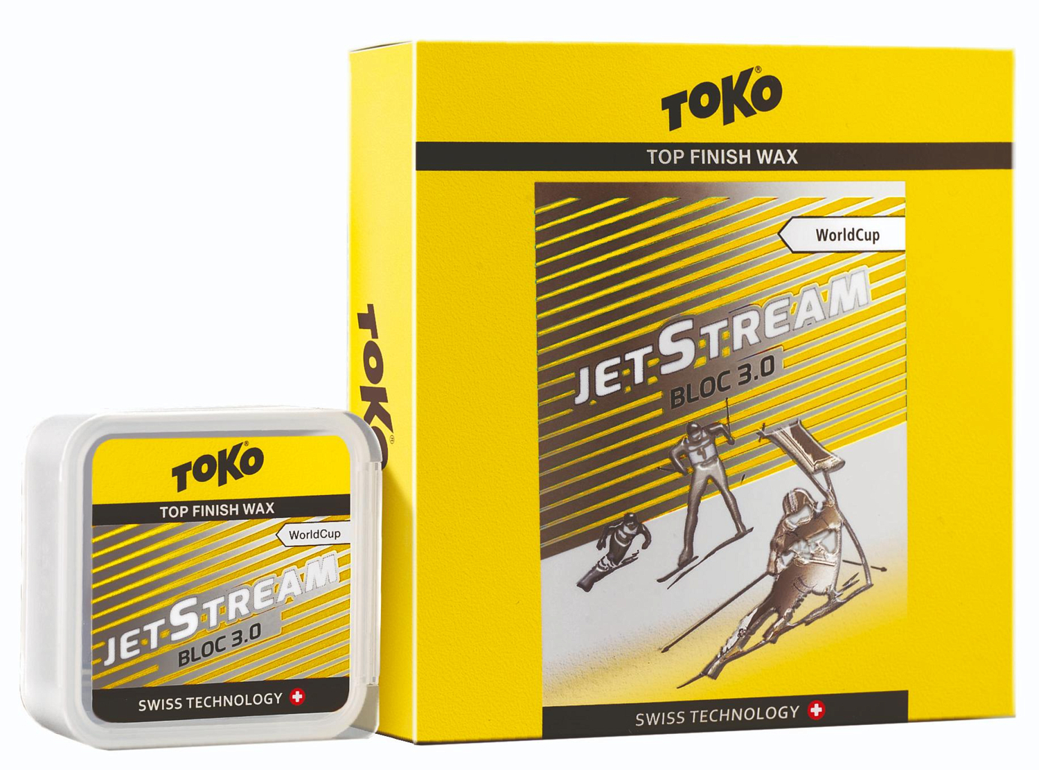 Фторовая прессовка TOKO JetStram Bloc 3.0 Yellow Yellow