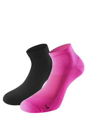 Носки LENZ Running 3.0 Flash Pink/Black