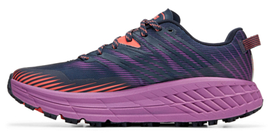 Кроссовки Hoka Speedgoat 4 Outer Space/Hot Coral