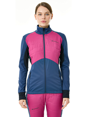 Куртка беговая Nordski Hybrid Pro Blue/Fuchsia