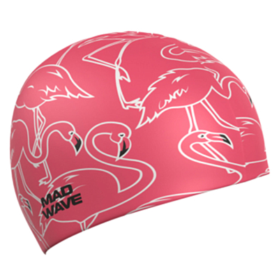 Шапочка для плавания MAD WAVE Flamingo Pink