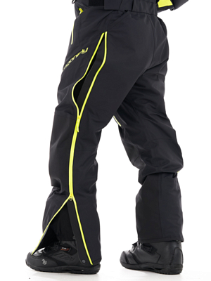 Комбинезон сноубордический Dragonfly Superlight 3L Black/Yellow Fluo