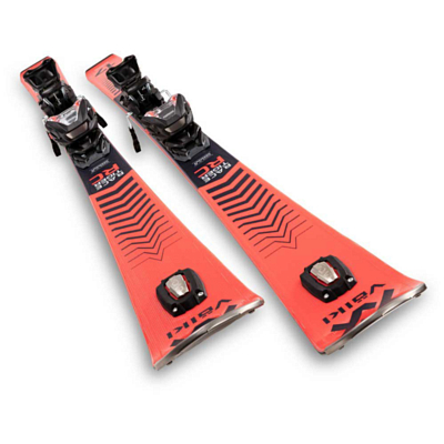 Горные лыжи с креплениями Volkl 2021-22 Racetiger RC + VMotion 12 GW red