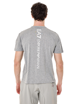 Футболка EA7 Emporio Armani Logo Series Extended Med.Grey Mel