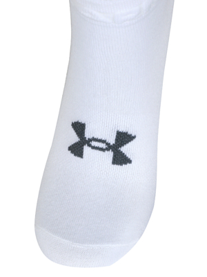 Набор носков Under Armour Essential Low Cut 3 Pack White