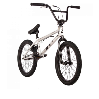 Велосипед Novatrack 20BMX.PSYCHO.SL4 2024 серебристый