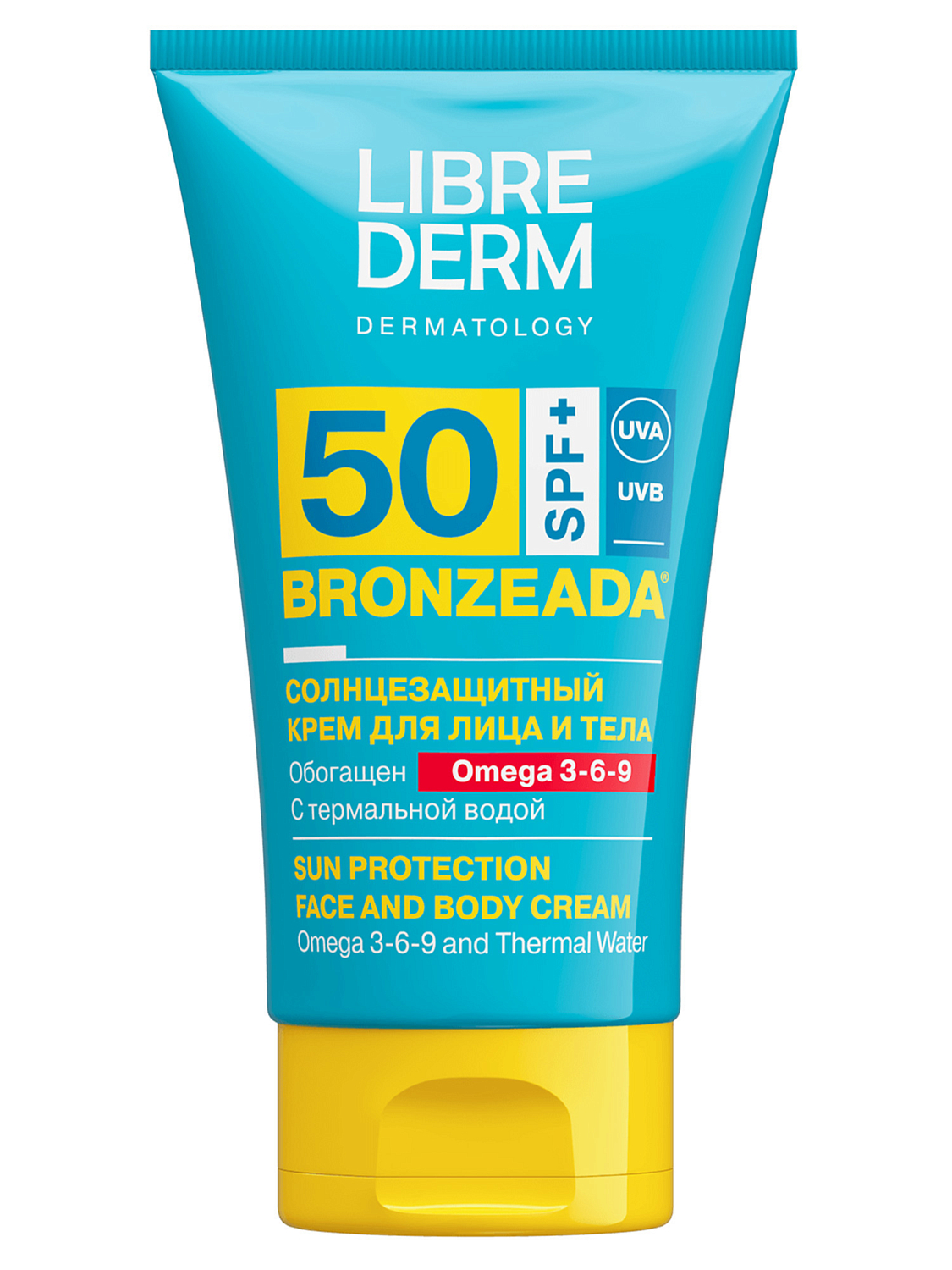 Крем солнцезащитный SPF 50 LIBREDERM Bronzeada Омега 3-6-9 150 мл