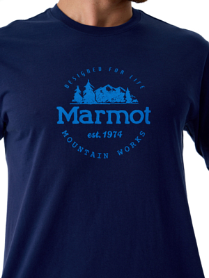 Футболка Marmot Culebra Peak Tee SS Arctic Navy