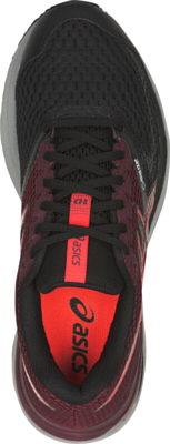 Asics gel pulse 10 black red hotsell