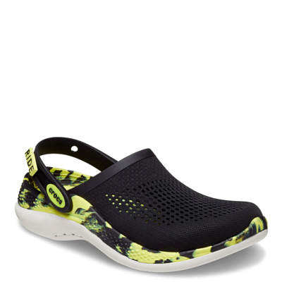 Сандалии Crocs LiteRide 360 Marbled Clog Black/Citrus