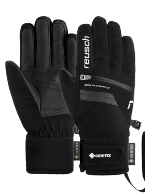 Перчатки детские REUSCH Travis Gore-Tex Junior Black/Silver