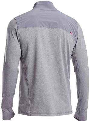 Толстовка беговая Saucony Challenge Quarter Zip Dark Grey Heather