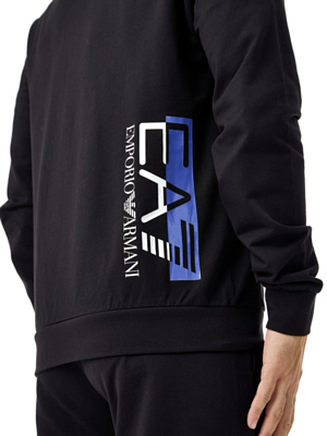 Толстовка EA7 Emporio Armani Train Visibility Hoodie FZ Coft Black