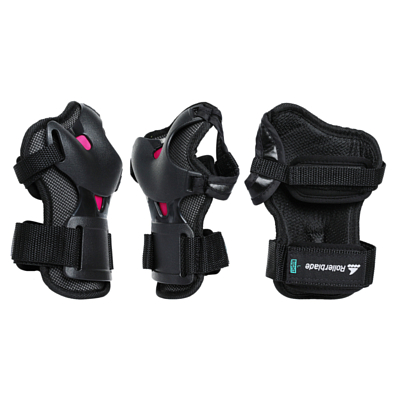 Защита для роликов (3 элемента) Rollerblade Skate Gear W 3 Pack Black/Raspberry