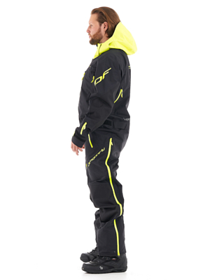 Комбинезон сноубордический Dragonfly Superlight 3L Black/Yellow Fluo