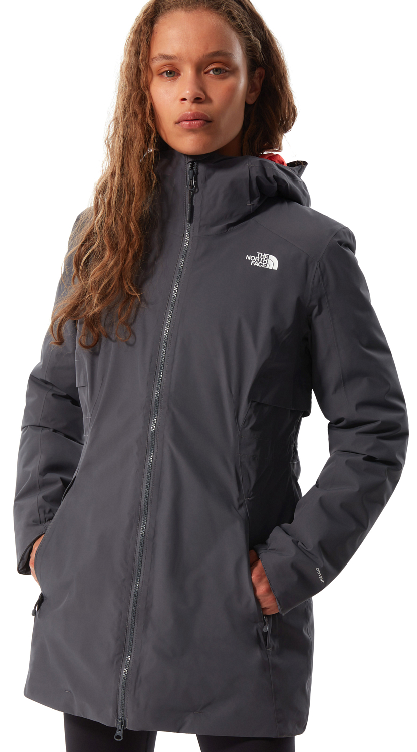 North face online trevail parka grey