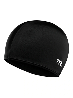 Шапочка для плавания TYR Solid Lycra Cap Черный