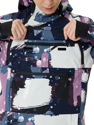 Куртка сноубордическая Анорак Rehall Vie-R Camo Abstract Lavender