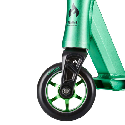 Самокат трюковой Chilli Pro Scooter 3000 Green/Black