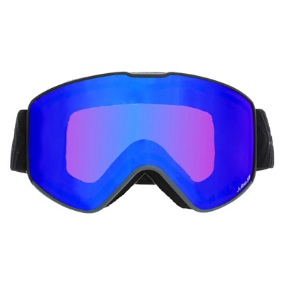 Маска горнолыжная Julbo Alpha Black/Goldange Flash Blue 2