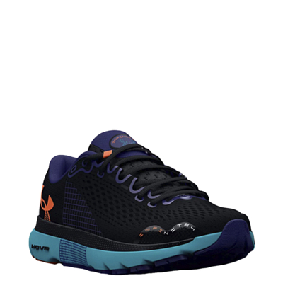 Кроссовки Under Armour Hovr Infinite 4 Black/Blue Surf/Orange Blast